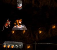 une photo d'Ã©cran de Donkey Kong Country sur Nintendo Super Nes